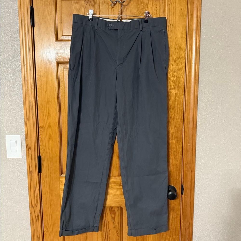 Daniel Cremieux Signature Collection Men's Dark Gray Dress Pants size 36 x 32